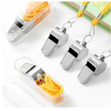 裁判金屬哨子 戶外體育運動 不銹鋼哨子（10只裝）